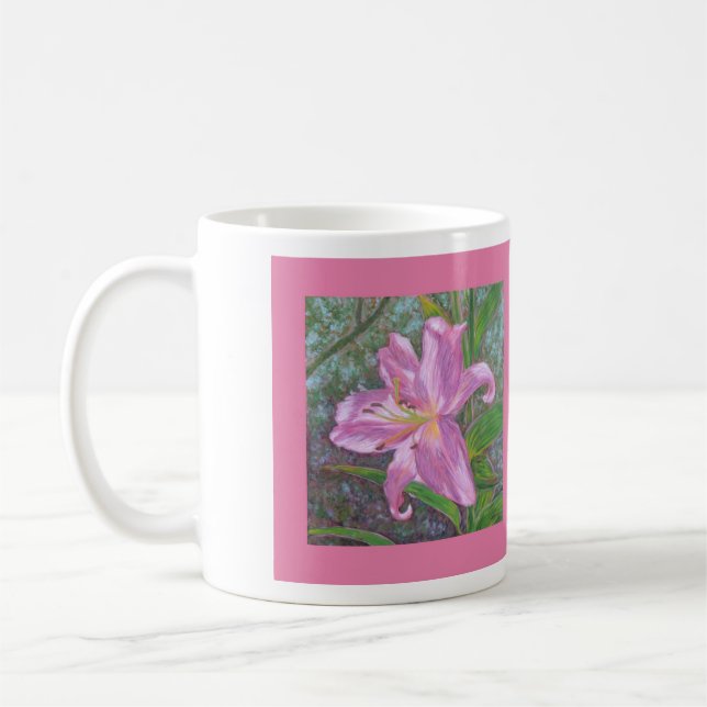 Asiatische Lilien-Tasse Kaffeetasse (Links)