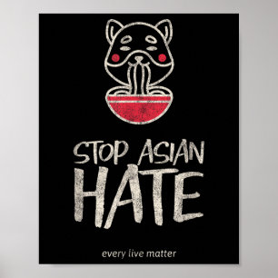 Asiatische Live Anti-Rassismus Aapi Bewusstsein st Poster