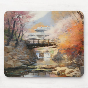 Asiatische Naturlandschaft Mousepad