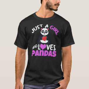 Asiatische Niedliche Liebe Panda Pun Bear Girl Lie T-Shirt