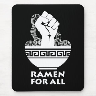Asiatische Nudelsuppe für alle Ramen Liebhaber Mousepad