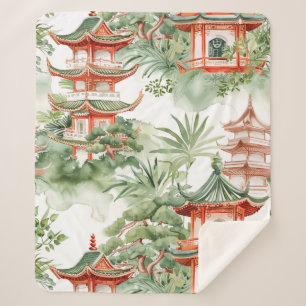 Asiatische Pagode in Verdant Landscape (3) Sherpadecke