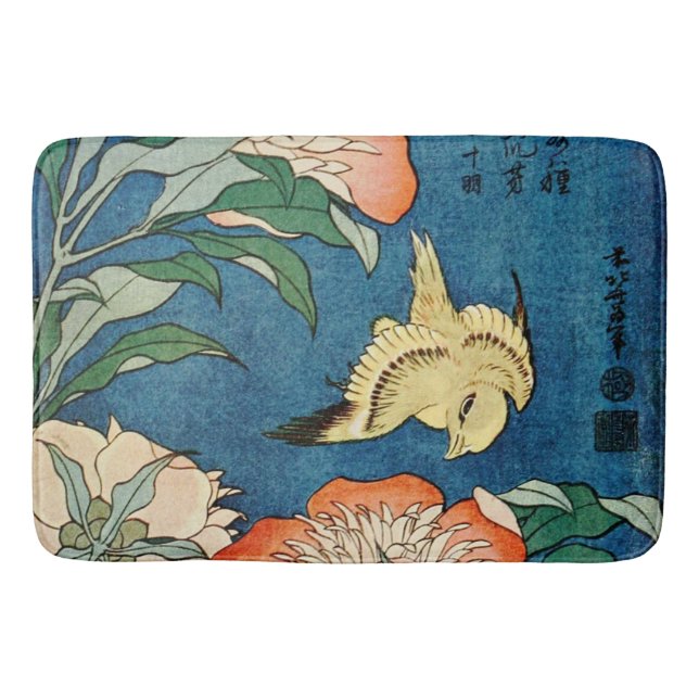ASIATISCHE PFINGSTROSEN-Badmatte Badematte (Vorderseite)