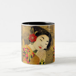 Asiatische Schönheit Zweifarbige Tasse