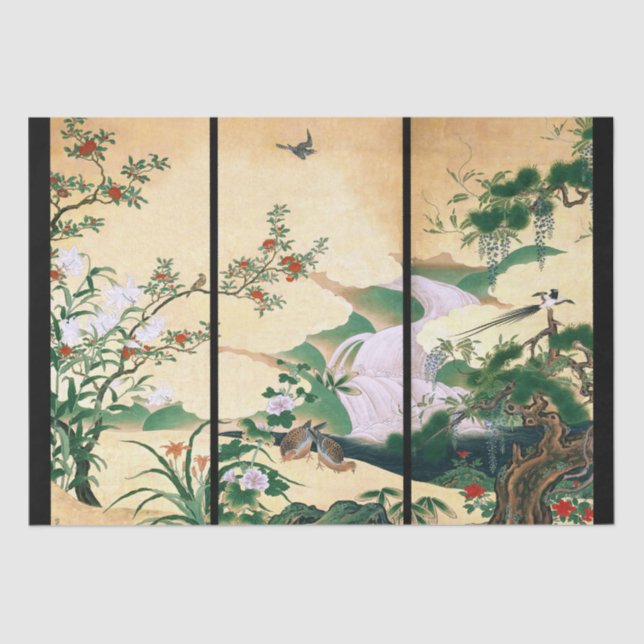Asiatische Seidenpapier (Vorderseite)