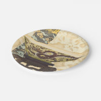 Asiatische Tapisserie mit Bowl- und Drachendesign