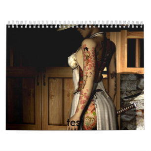 Asiatische Tätowierung, Test Kalender