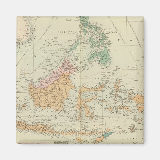 Asiatischer Archipel 3 Magnet (Vorne)