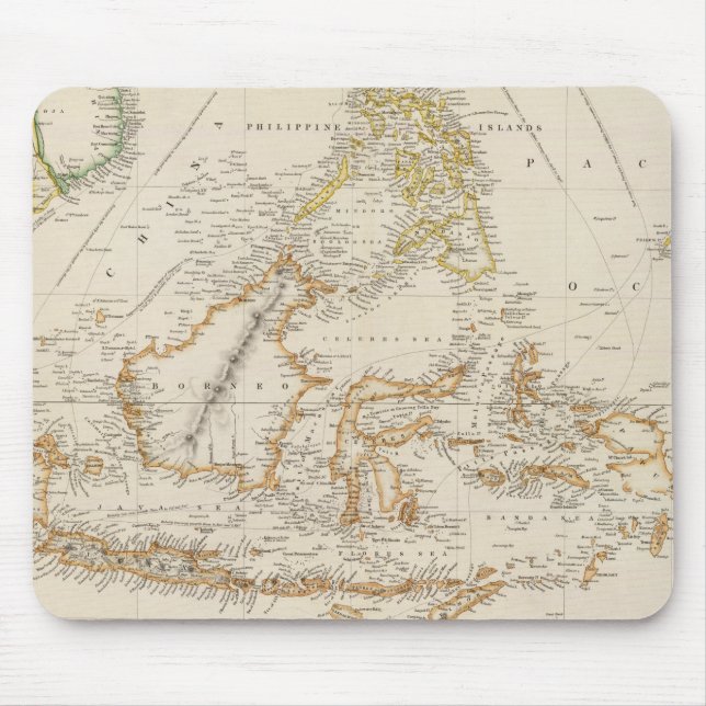 Asiatischer Archipel Mousepad (Vorne)