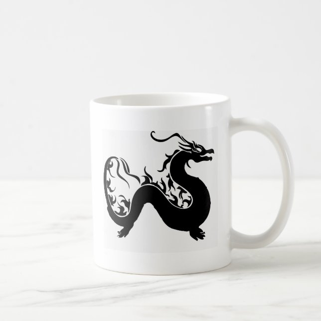 Asiatischer Drache Kaffeetasse (Rechts)