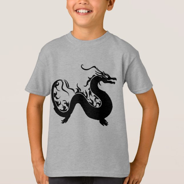 Asiatischer Drache T-Shirt (Vorderseite)