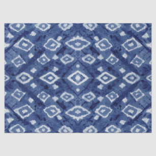 Asiatischer Einfluss der Shibori-Gefärbte Krawatte Seidenpapier
