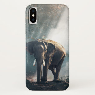 Asiatischer Elefant in einer sonnendurchfluteten W iPhone X Hülle