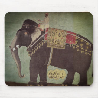 Asiatischer Elefant-Jade-Grün Mousepad
