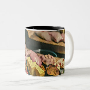 Asiatischer Essen Sushi-Liebhaber Zweifarbige Tasse