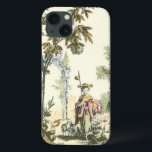 Asiatischer Garten mit Frauen und Tieren iPhone 13 Hülle<br><div class="desc">Ein hübscher Garten im asiatischen Stil,  der mit verschiedenen Tieren gefüllt und von einer wachsamen Frau überwacht wird. Die Szene zaubert Gedanken des Gartens von Eden,  komplett mit einer Schlange im Vordergrund. Ein perfektes Geschenk für den weltläufigen,  gut reisenden Menschen in Ihrem Leben!</div>