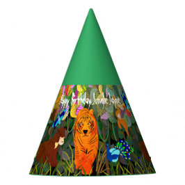 Asiatischer Jungle Tiger Sonnenbär Pfauenaffe Partyhütchen