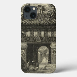 Asiatischer Kaisertempel in Schwarzem u. im Weiß Case-Mate iPhone Hülle