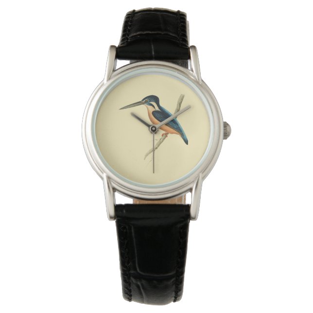 Asiatischer Kingfisher Armbanduhr (Vorderseite)