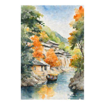 Asiatischer Küstenort