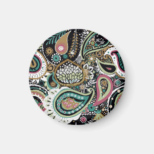 Asiatischer Pisley: modernes, nahtloses Design. Magnet