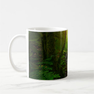 Asiatischer Regenwalddschungel, Boden, Amazon, Asi Kaffeetasse