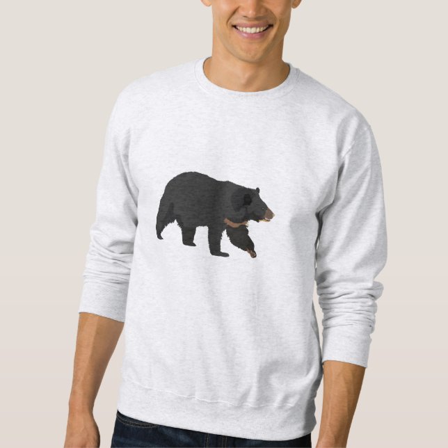 Asiatischer Schwarzbär Sweatshirt (Vorderseite)