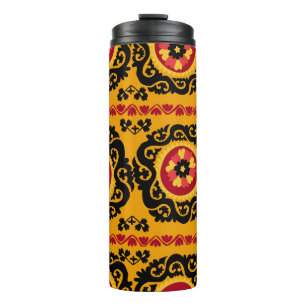 Asiatischer Teppich Suzanne: Traditionelle Sticker Thermosbecher