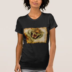 Asiatischer Tiger Wildlife-Liebhaber Art Apparel T-Shirt