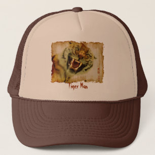 Asiatischer Tiger Wildlife-Liebhaber Art Apparel Truckerkappe