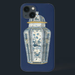 Asiatischer Urner in Blau und Weiß Case-Mate iPhone Hülle<br><div class="desc">Ein wunderschöner Ausdruck einer asiatischen Urne mit dekorativen Farben in Blau und Weiß. Die Urne wird durch die aufwändigen Blumendesigns bedeckt, die ihr ein friedliches Gefühl verleihen. Kaufen Sie Ihre Kopie noch heute!</div>