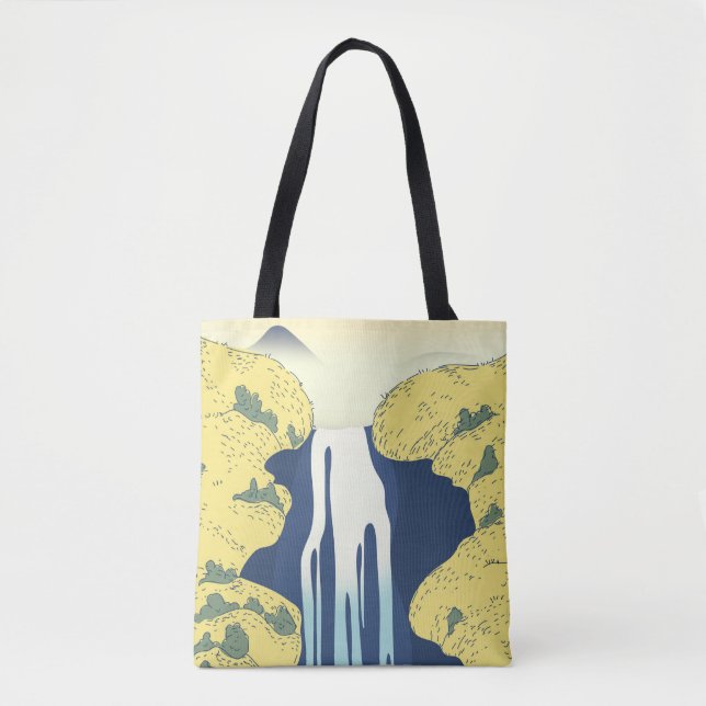 Asiatischer Wasserfall Tasche (Vorderseite)