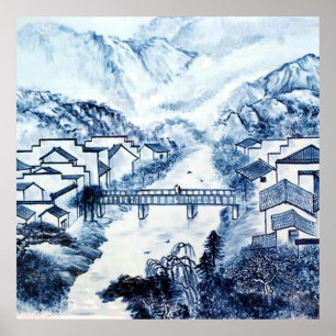 asiatisches Design Poster