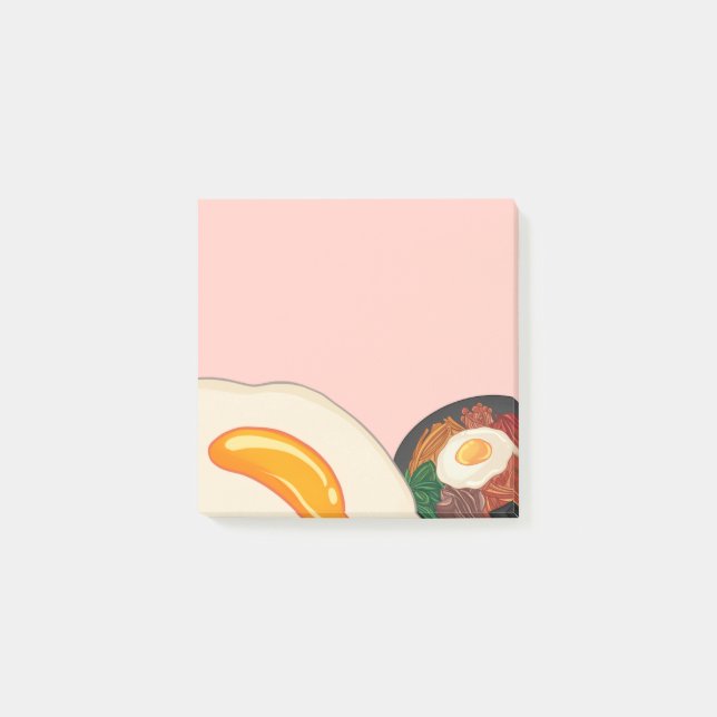 Asiatisches Essen 15 Haftnotizen Post-it Klebezettel (Vorderseite)
