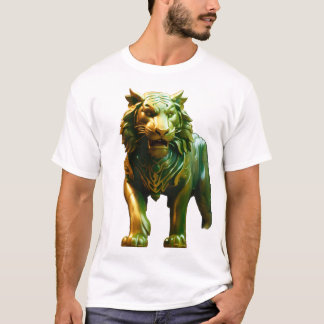 Asiatisches Jade-Tiger-Konzeptkunstwerk T-Shirt