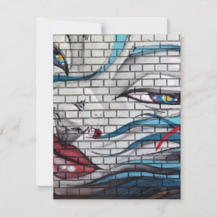 Asiatisches Mädchen Graffiti