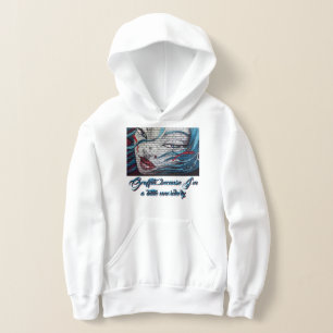 Asiatisches Mädchen Graffiti  Hoodie