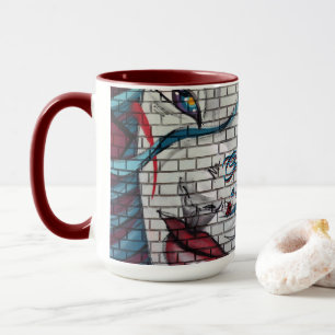 Asiatisches Mädchen Graffiti Tasse