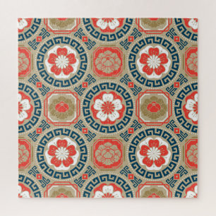 Asiatisches Motiv: Elegantes geometrisches Design