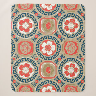 Asiatisches Motiv: Elegantes geometrisches Design Sherpadecke