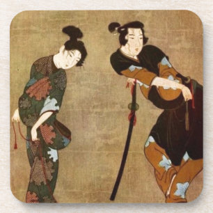 Asiatisches Paar Untersetzer