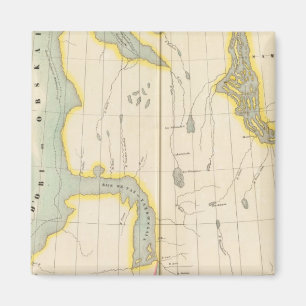 Asiatisches Russland, Asien 6 Magnet