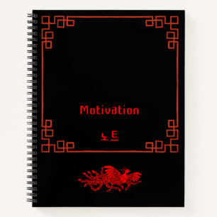 Asiatisches traditionelles Phoenix-Notebook Notizbuch