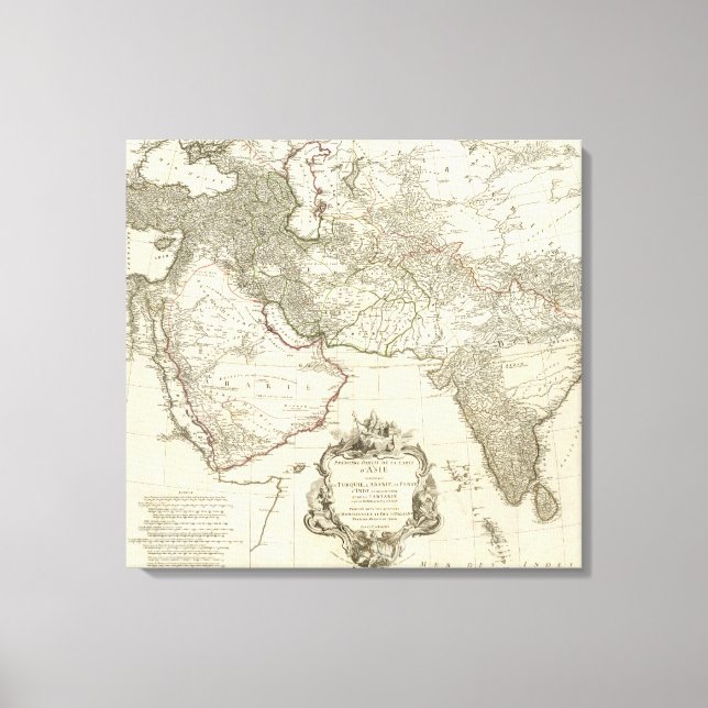 Asie 1 leinwanddruck (Vorderseite)