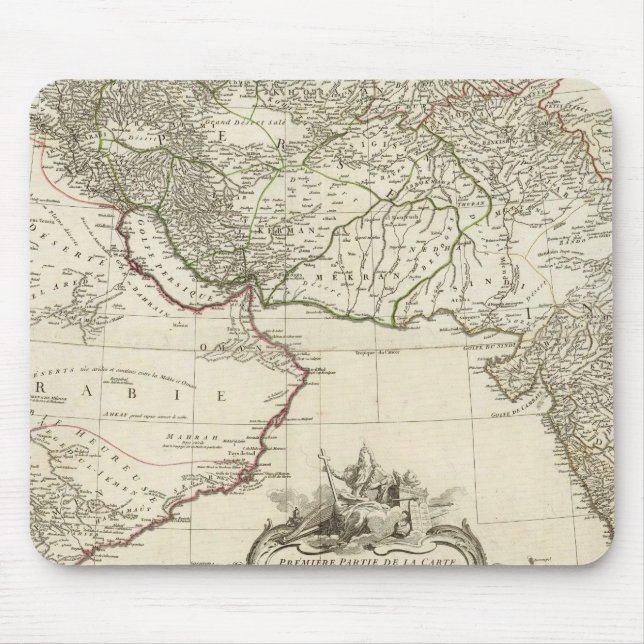 Asie 1 mousepad (Vorne)