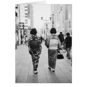 Asie, Japon, Tokyo. Geishas sur le Ginza.