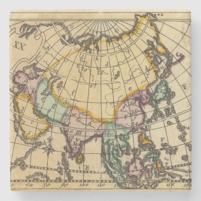 Asien 11 steinuntersetzer (Vorderseite)
