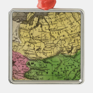 Asien 12 silbernes ornament