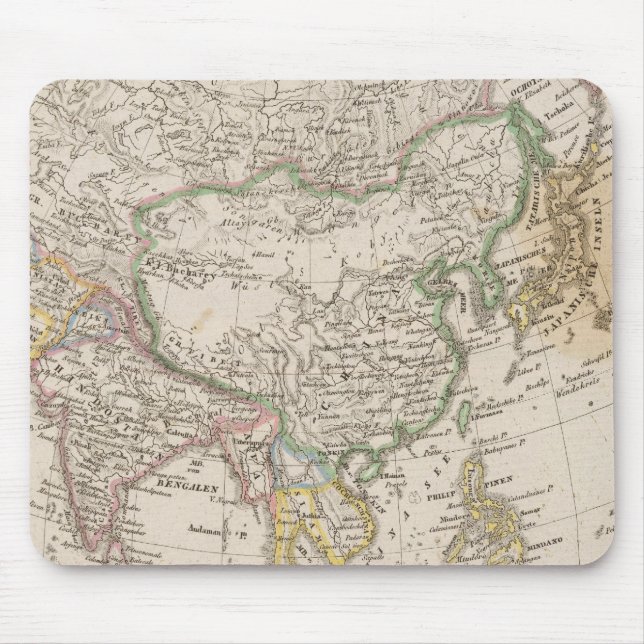 Asien 13 mousepad (Vorne)