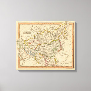 Asien 14 leinwanddruck
